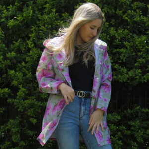 COSMOS GREY RAIN JACKET