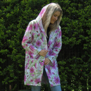 COSMOS WHITE RAIN JACKET